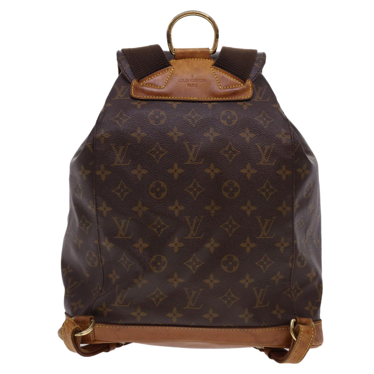 LOUIS VUITTON Monogram Montsouris GM Backpack M51135 LV 40404