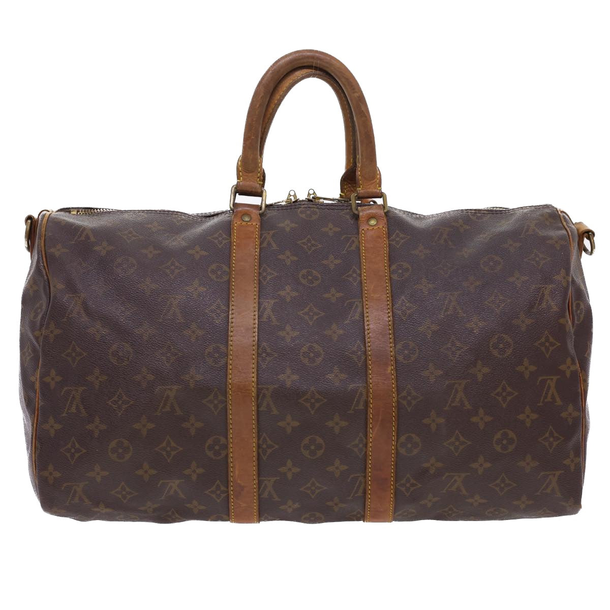 LOUIS VUITTON Monogram Keepall Bandouliere 45 Boston Bag M41418 LV 40415