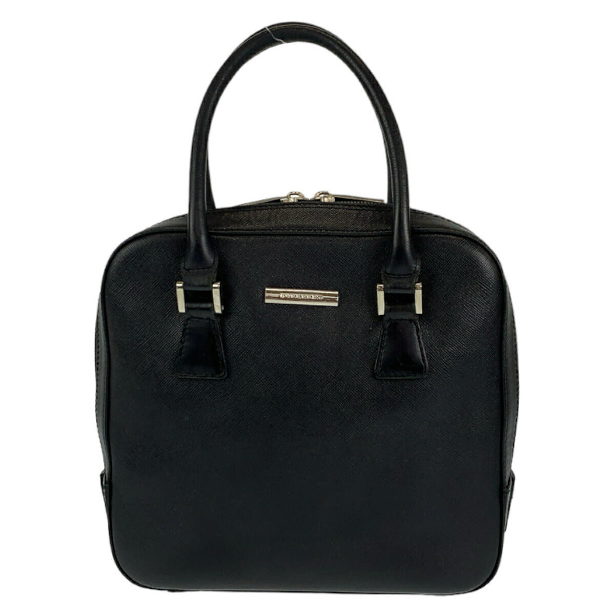 Burberry Leather Medium Check Handbag 404590