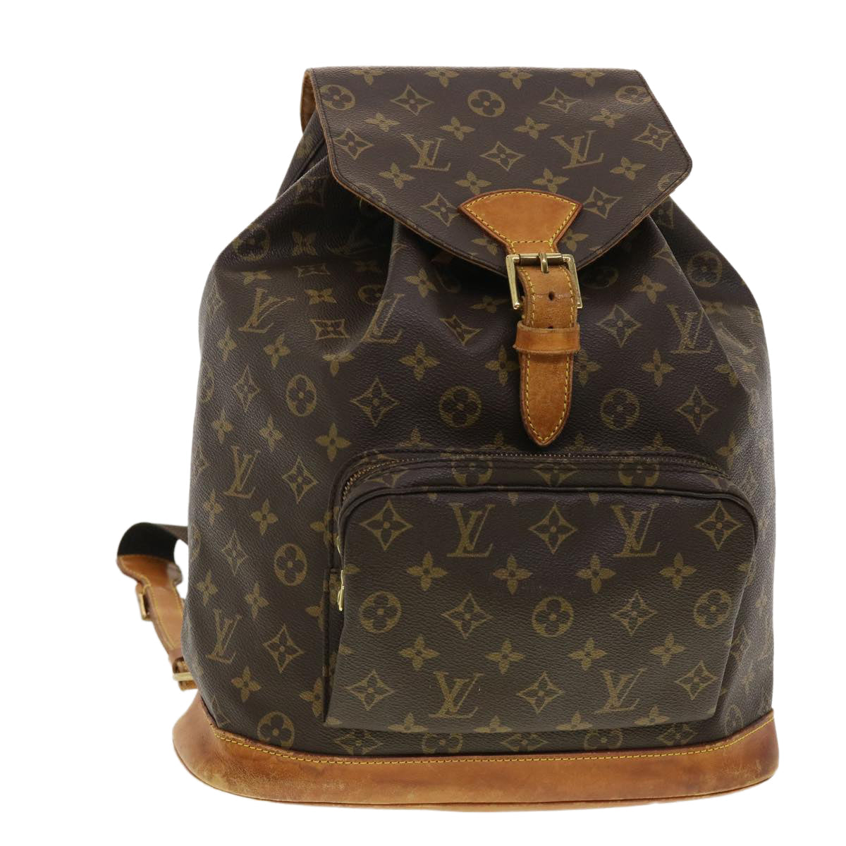 LOUIS VUITTON Monogram Montsouris GM Backpack M51135 LV 40476