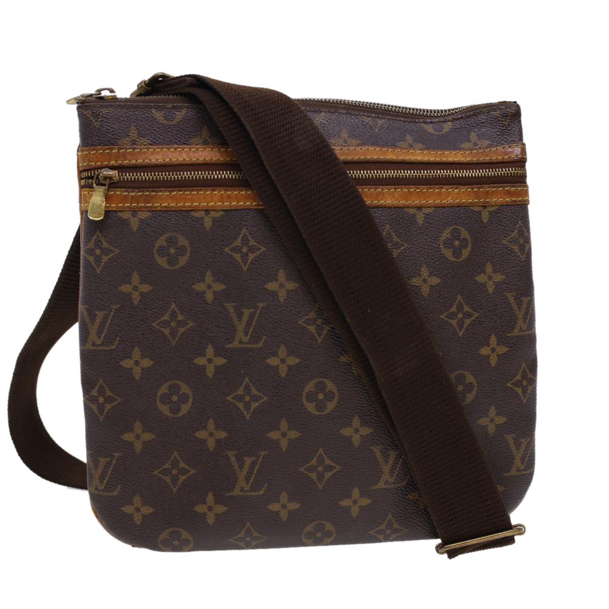 LOUIS VUITTON Monogram Pochette Bosphore Shoulder Bag M40044 LV 40513