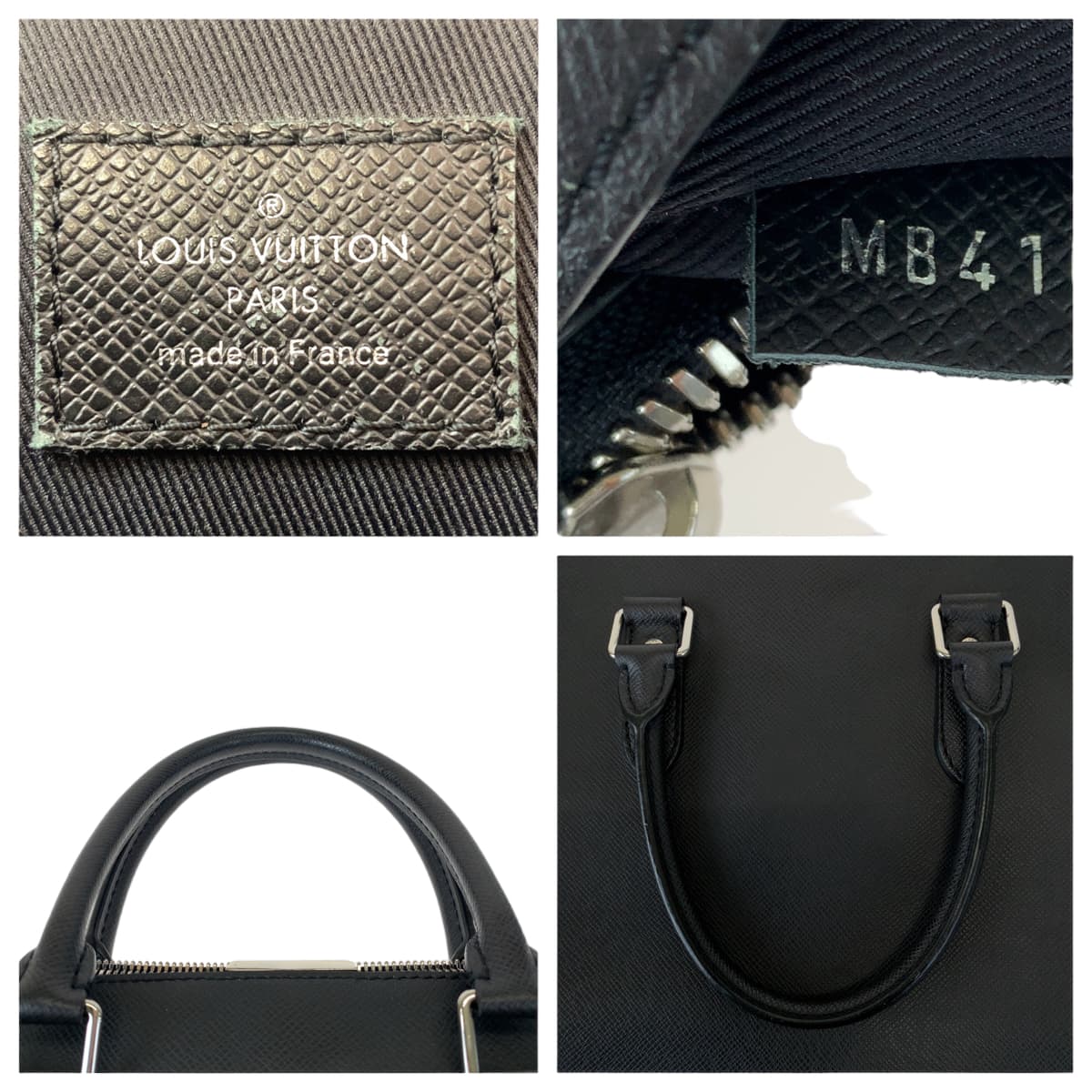LOUIS VUITTON Business bag M33433 Taiga Noir black black Tote Bag Business bag Taiga Anton Tote mens