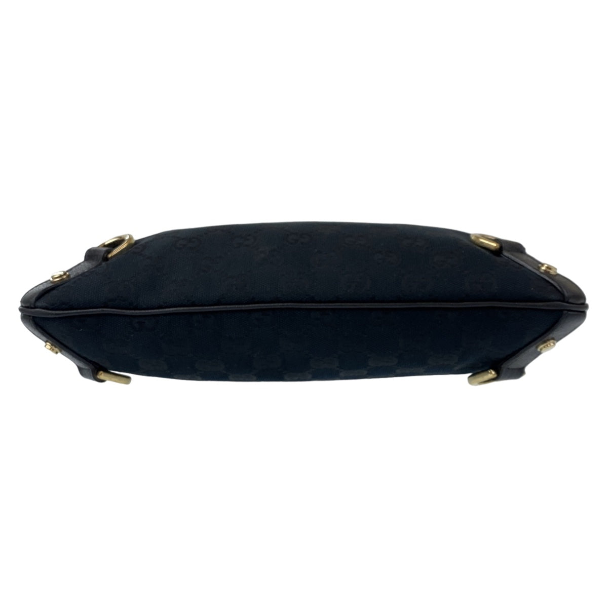 GUCCI Shoulder Bag 131326 GG canvas, leather Black GoldMetal Crossbody Shoulder Bag Messenger Bag Abbey Women