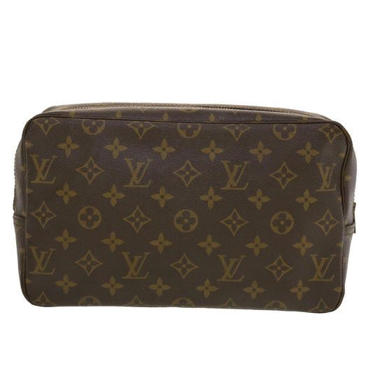 LOUIS VUITTON Monogram Trousse Toilette 28 Clutch Bag M47522 LV Auth 40670