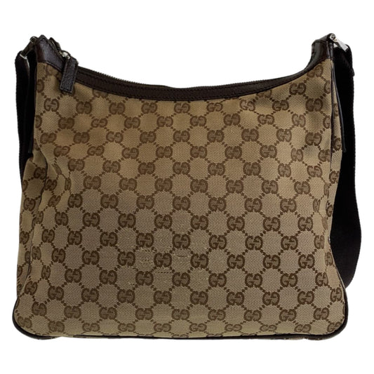 GUCCI Shoulder Bag 131211 GG canvas Beige SilverMetal Crossbody Shoulder Bag Messenger Bag Unisex mens