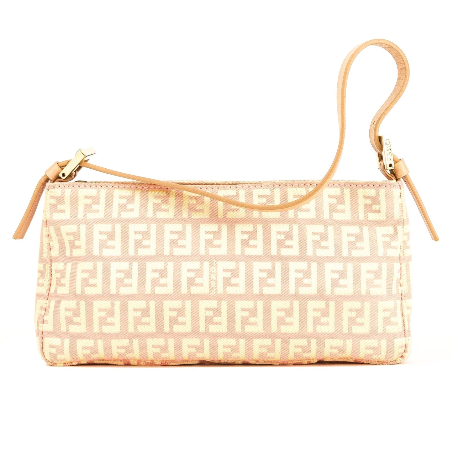 Fendi Pink/Yellow Small Zucchino Pochette ( )