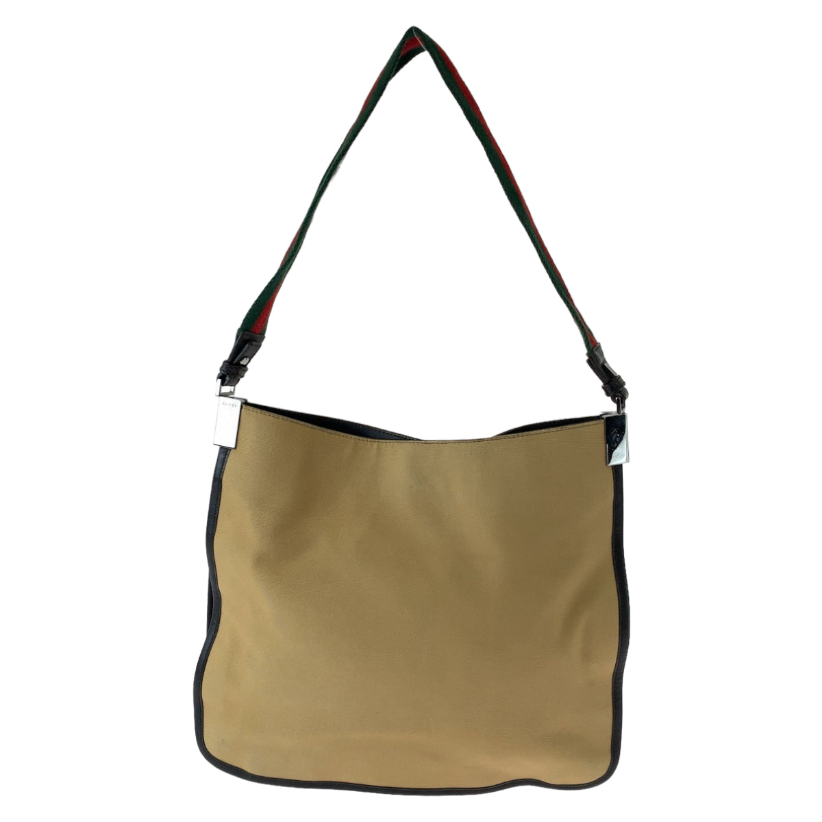 GUCCI Shoulder Bag 001 4321 canvas Beige Red Green SilverMetal Hobo One Shoulder Bag Sherry line Women