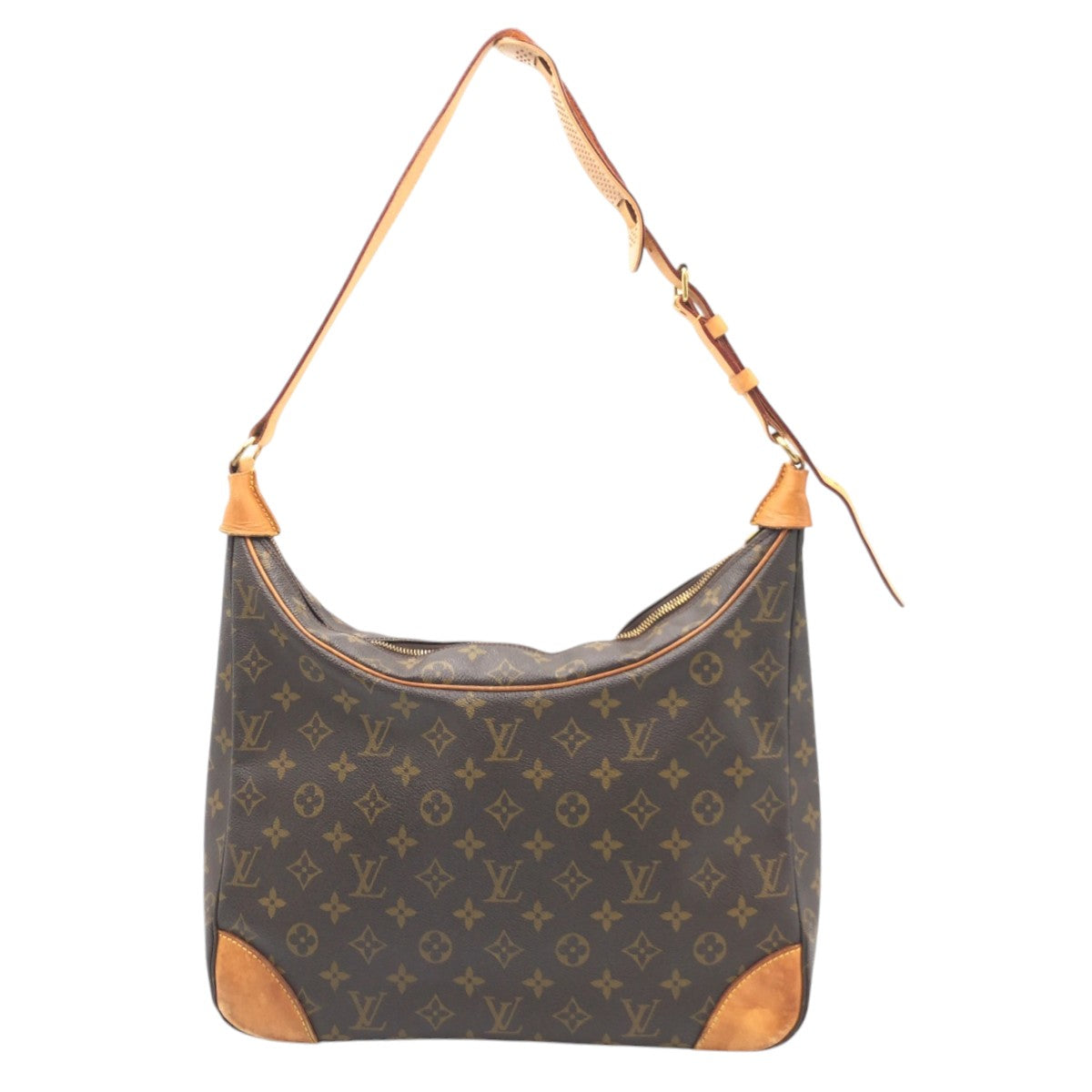 LOUIS VUITTON Shoulder Bag PVC Brown Monogram Boulogne Women