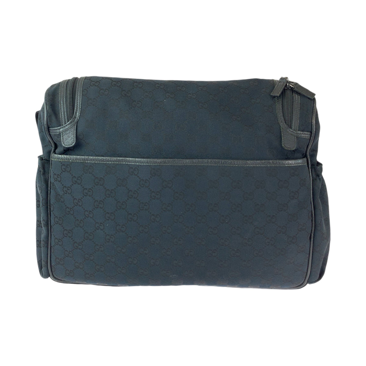 GUCCI Shoulder Bag 123326 GG canvas Black SilverMetal Shoulder Bag Messenger Bag Mother's Bag Women