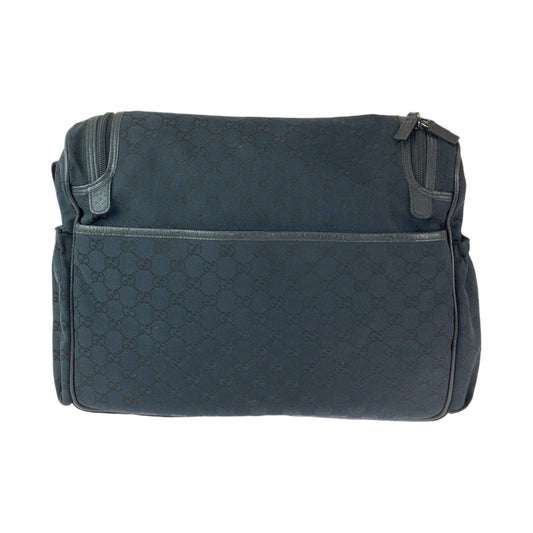 GUCCI Shoulder Bag 123326 GG canvas Black SilverMetal Shoulder Bag Messenger Bag Mother's Bag Women