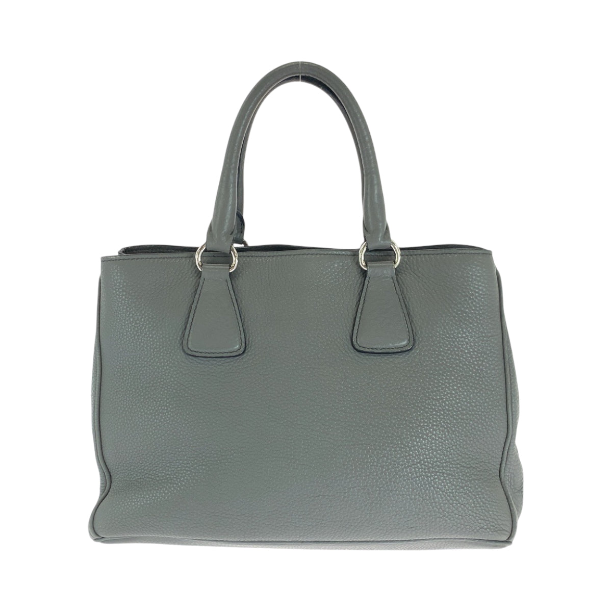 PRADA Shoulder Bag BN2579 leather gray Vitterodino logo