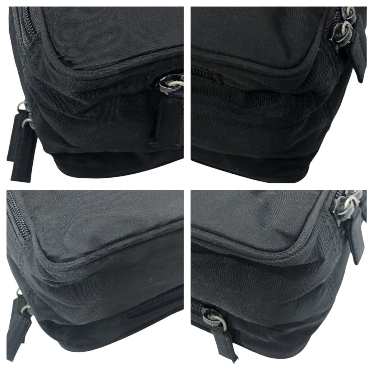 Prada Tessuto Triangle Logo Nylon Shoulder Bag