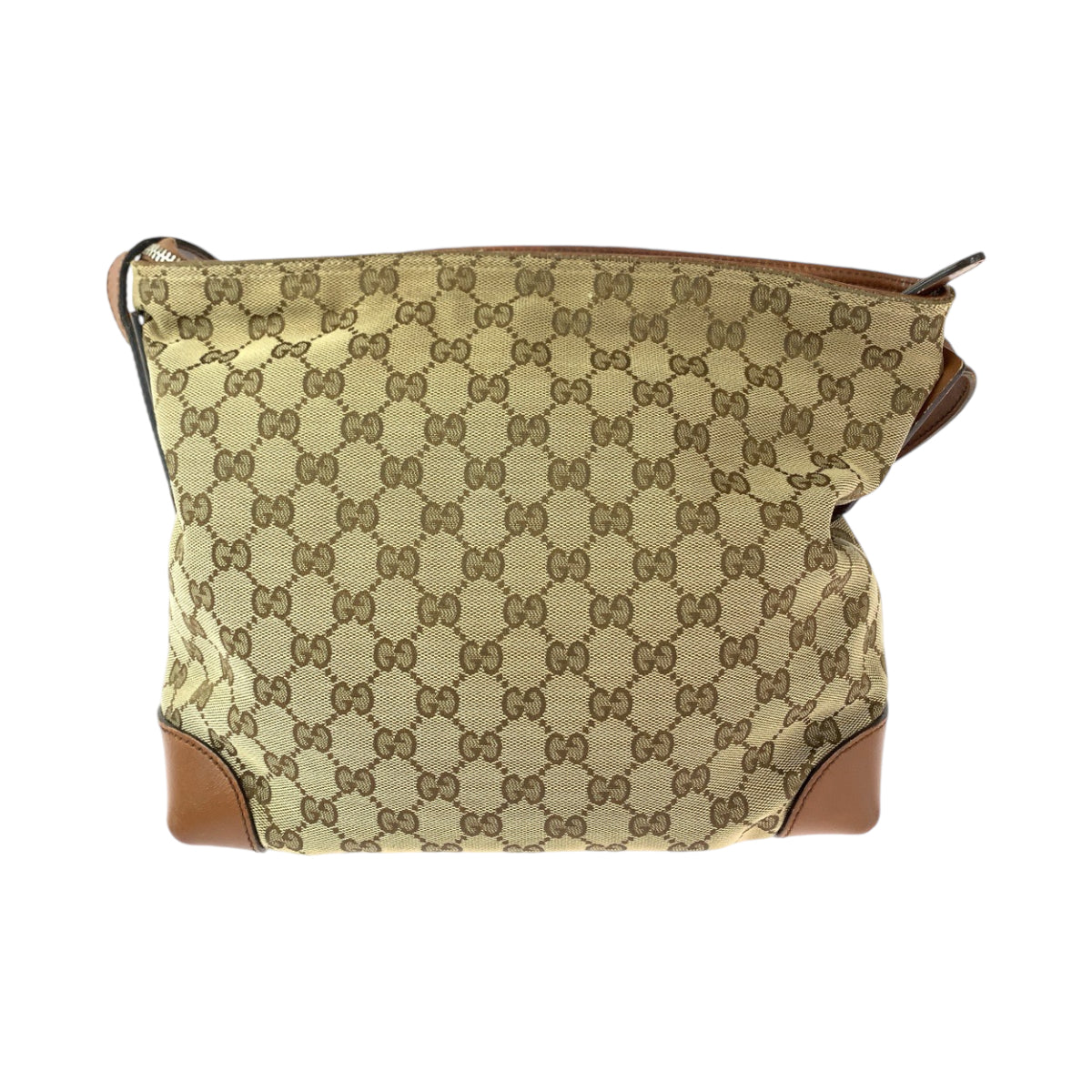 GUCCI Shoulder Bag 337598 GG canvas Brown Silver Metal Shoulder Bag Messenger bag Sherry line Women