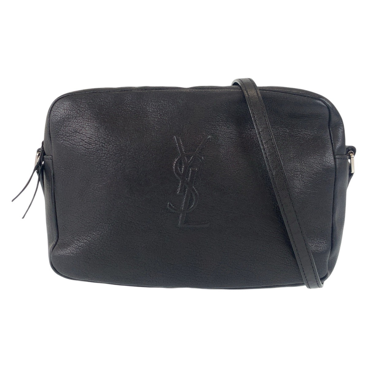 Saint Laurent Paris YSL Leather Shoulder Bag