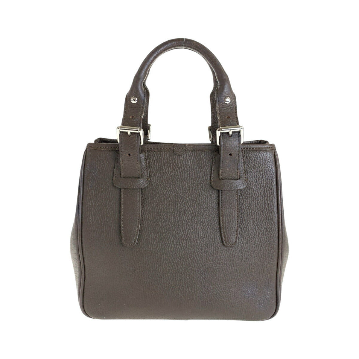Burberry Leather Medium Check Tote Bag 409614