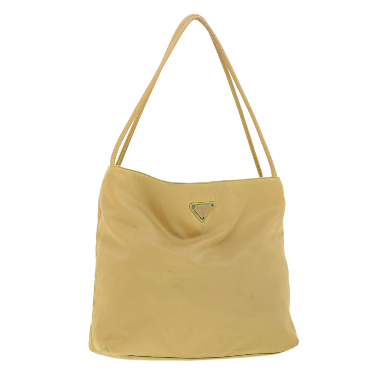 Prada Shoulder Bag Nylon Beige