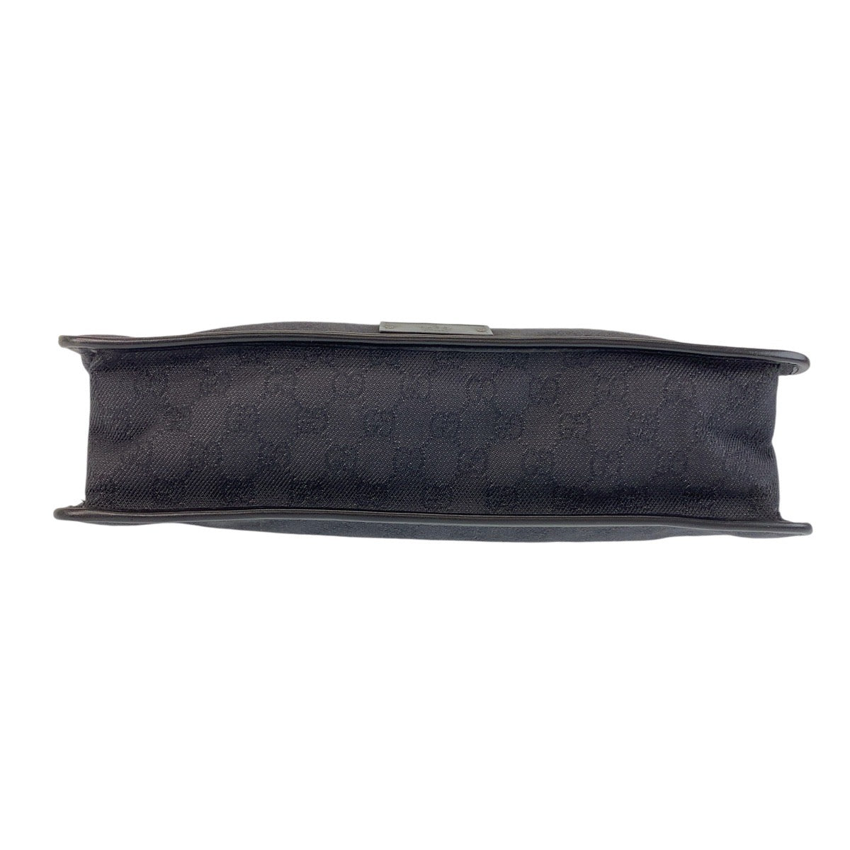 GUCCI Shoulder Bag 90656 GG canvas Black SilverMetal Crossbody Shoulder Bag Women