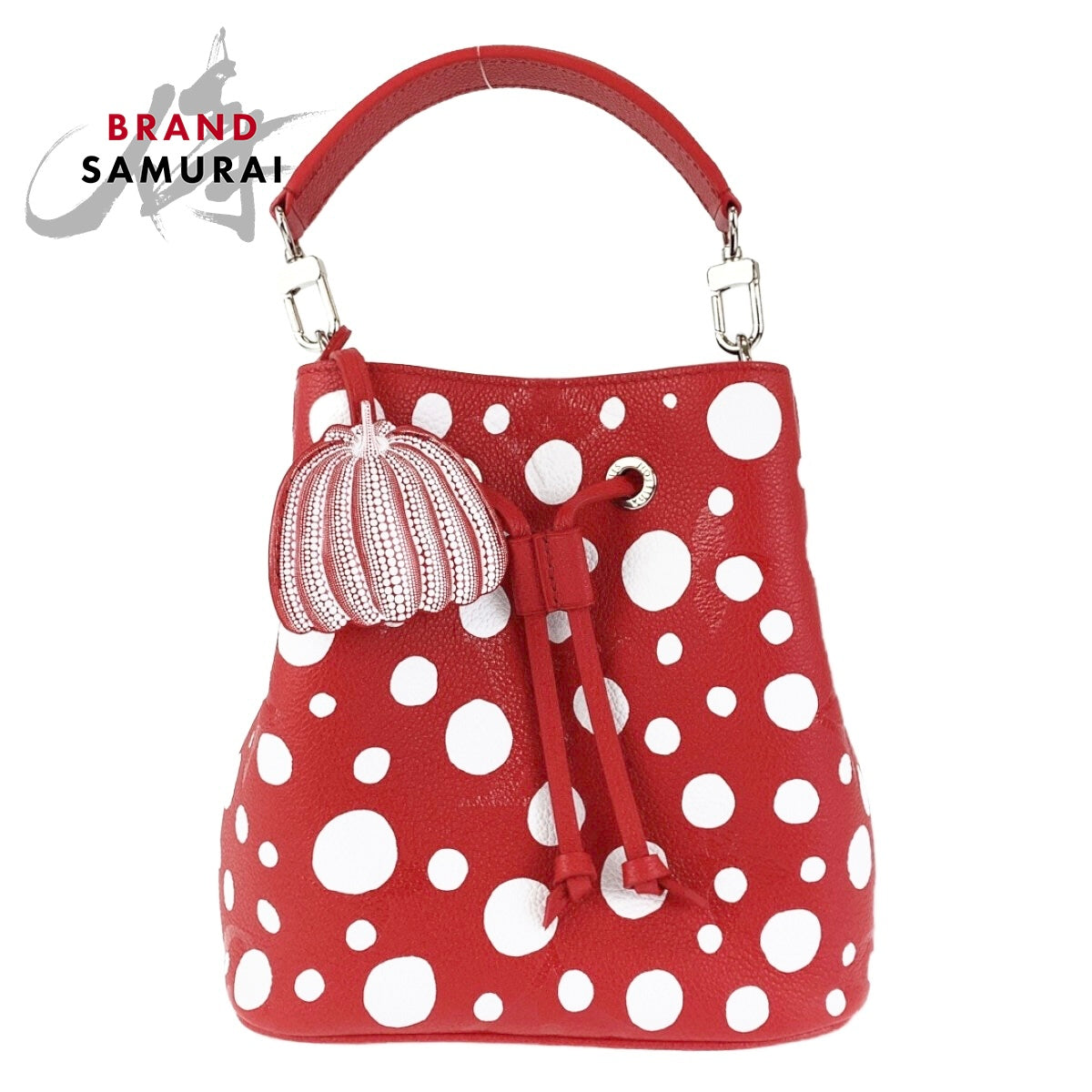 LOUIS VUITTON Shoulder Bag leather Red Silver Metal LVxYK NeoNoe BB Yayoi Kusama Japan limited model