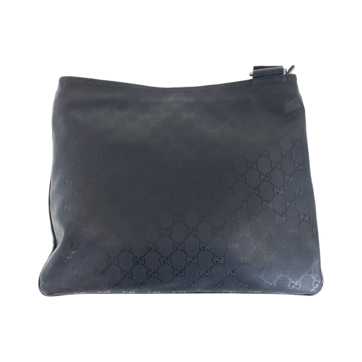 GUCCI Shoulder Bag 201446 PVC Black SilverMetal Shoulder Bag Messenger bag GG implementation mens