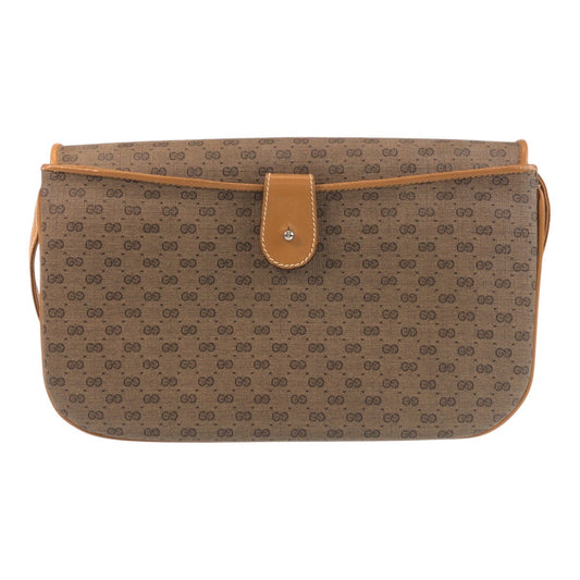 GUCCI Shoulder Bag 004 256 PVC, Leather Brown camel Crossbody Shoulder Bag Messenger Bag Old Gucci Micro GG Women