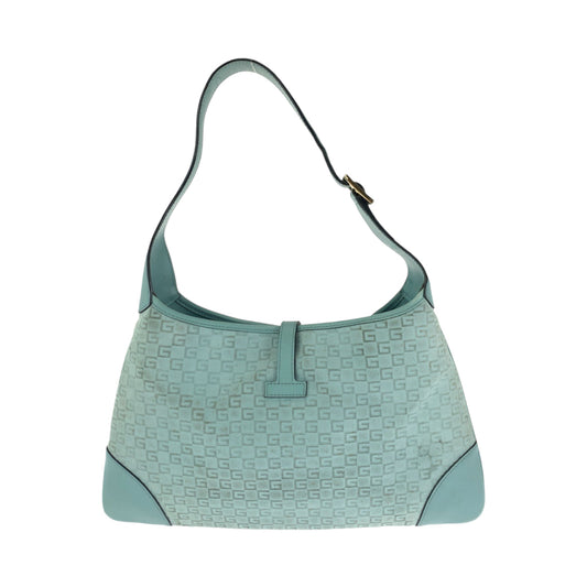 GUCCI Shoulder Bag 001 4057 GG canvas Blue GoldMetal Shoulder Bag Hobo Jackie Women