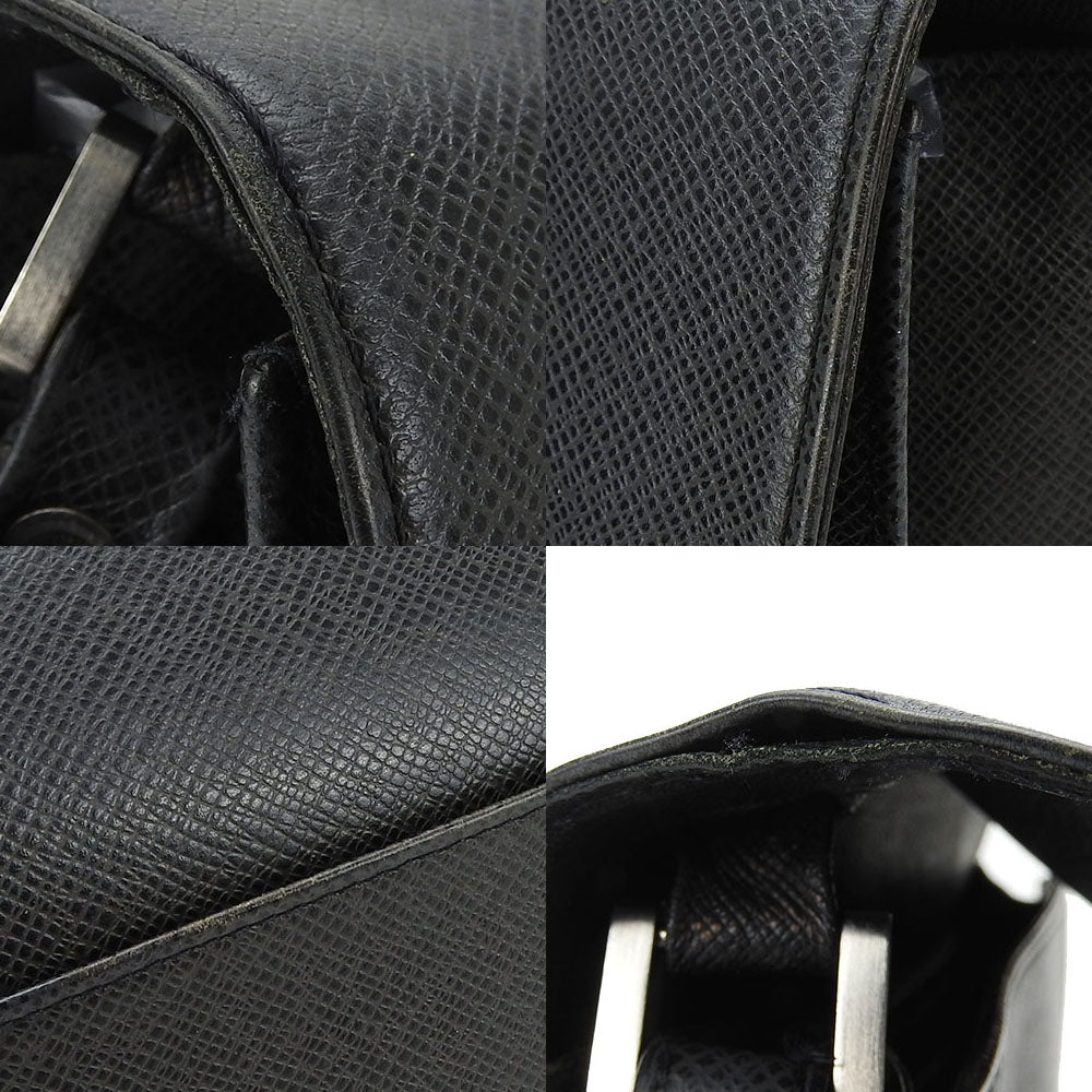 LOUIS VUITTON business bag M30782 Taiga black Selenga mens
