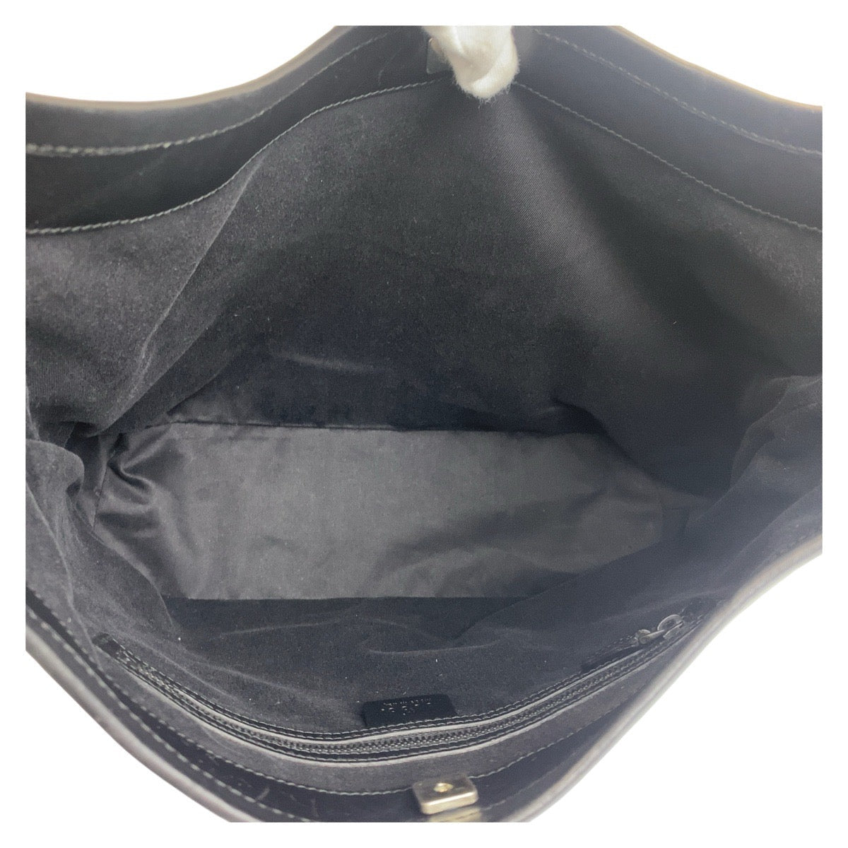 GUCCI Shoulder Bag 106242 GG canvas, leather Black black Hobo Shoulder Bag Women