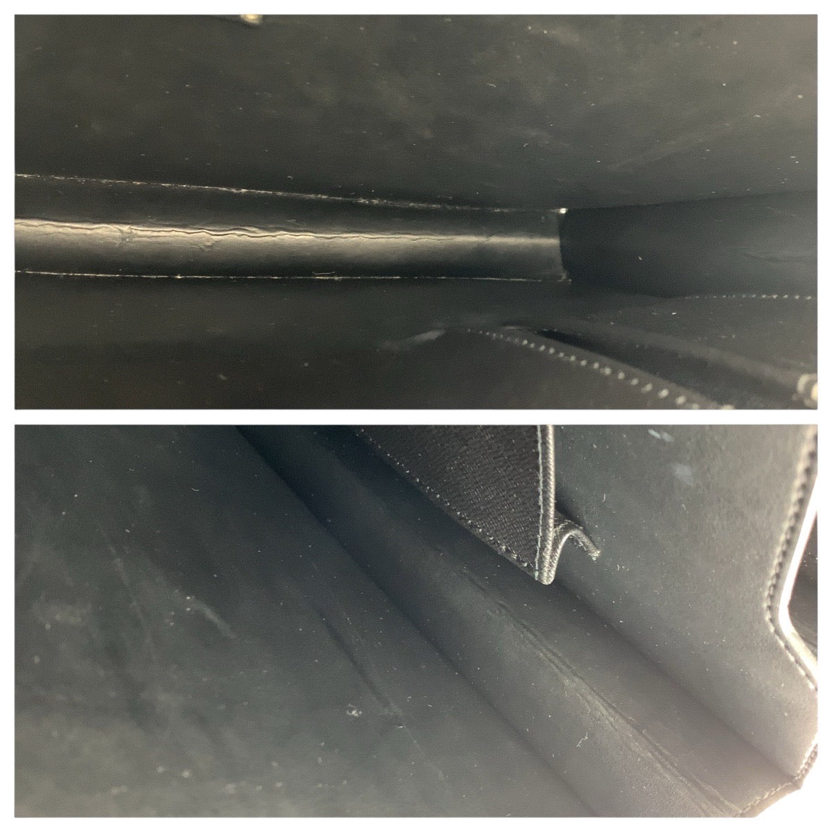 LOUIS VUITTON Business bag M30032 leather Ardoise Black SilverMetal Business bag briefcase Taiga Moscova mens