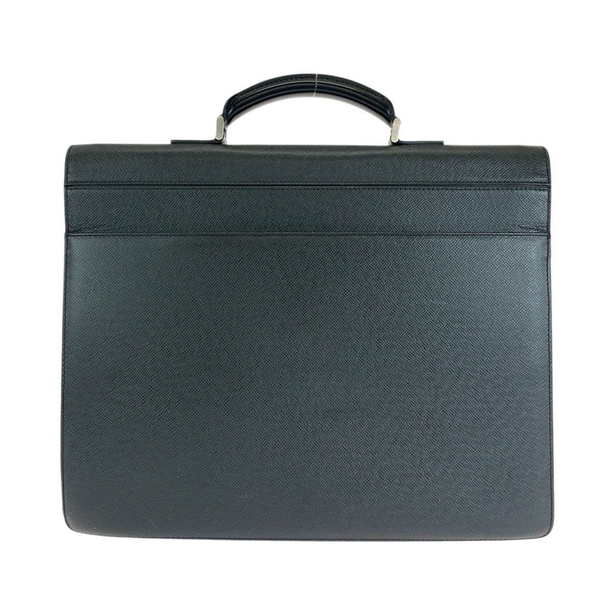 LOUIS VUITTON Business bag M31042 leather Black Ardoise SilverMetal Business bag briefcase Taiga Robusto 2 mens