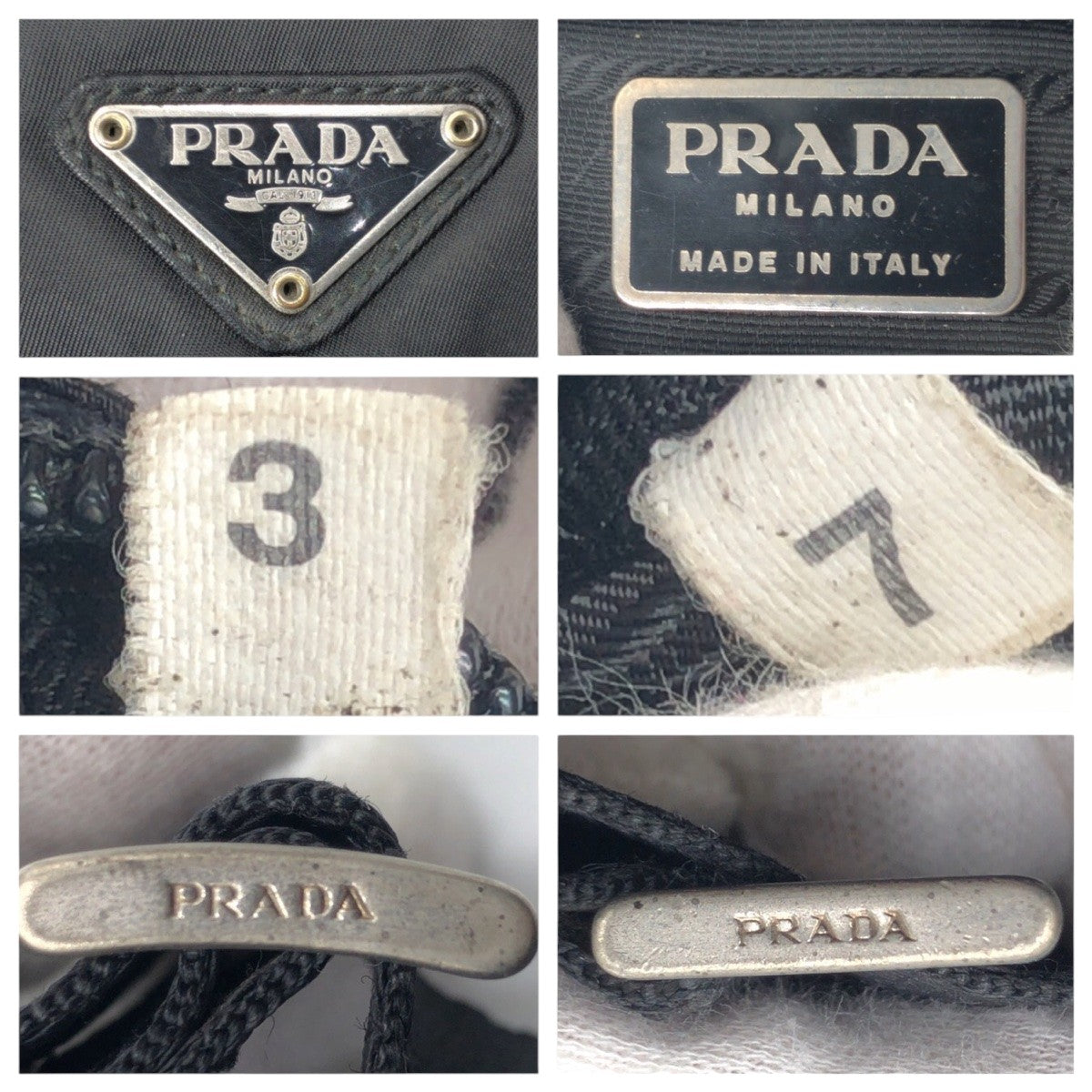 PRADA Shoulder Bag Nylon Black black Shoulder Bag Unisex Test Triangular logo Women