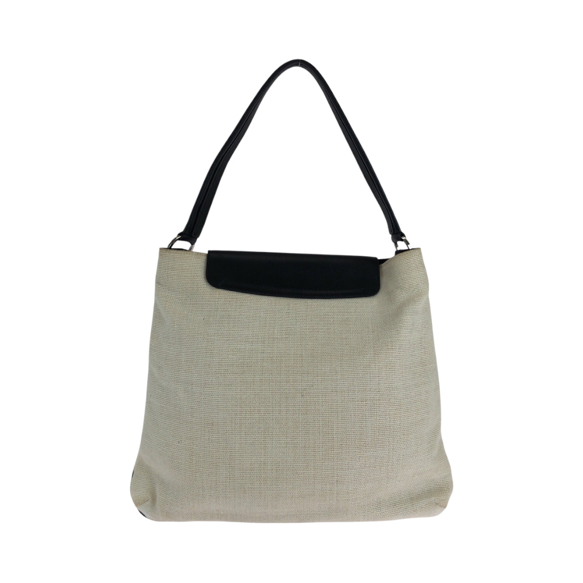 GUCCI Shoulder Bag 001 4014 001013 cotton Ivory Black SilverMetal Hobo One Shoulder Bag Women