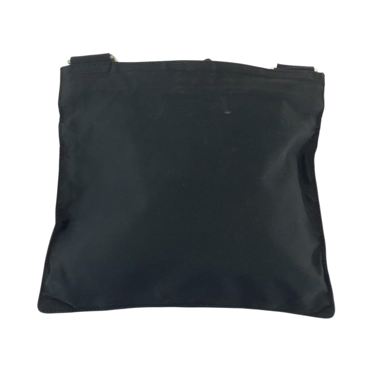 PRADA Shoulder Bag Nylon Black SilverMetal Shoulder Bag Sacoche Test Triangle With logo Women