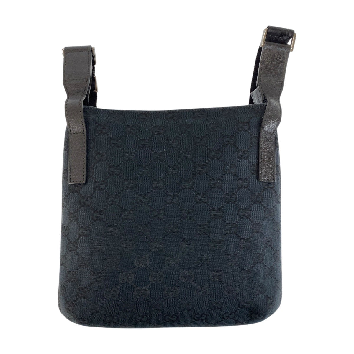 GUCCI Shoulder Bag 122793 GG canvas, leather Black black Shoulder Bag Messenger bag Women