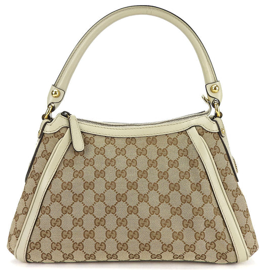 GUCCI Shoulder Bag 282298 GG canvas beige
