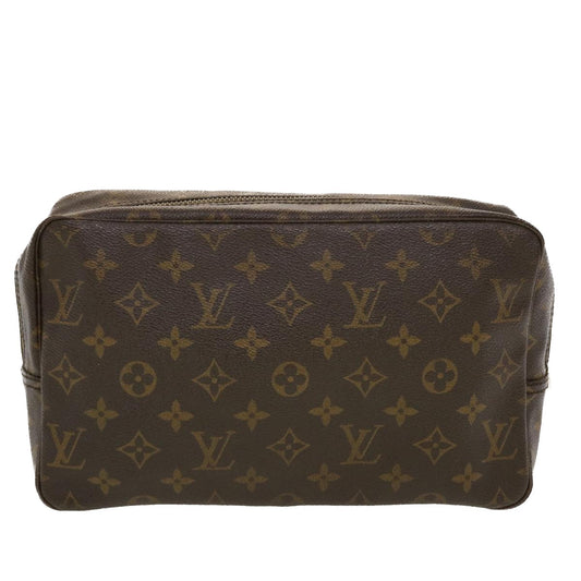LOUIS VUITTON Monogram Trousse Toilette 28 Clutch Bag M47522 LV Auth 41208