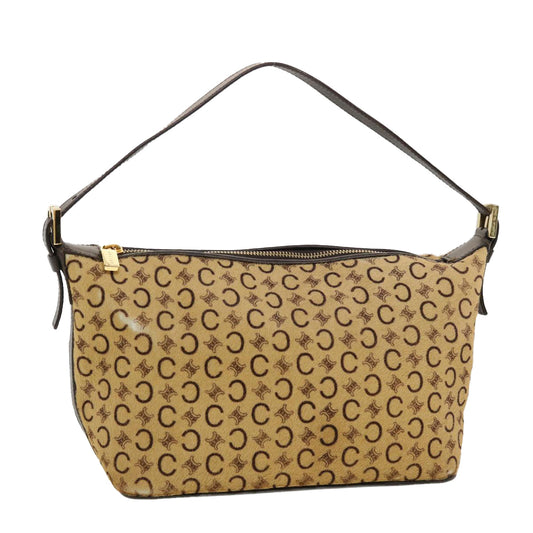 Luxury CELINE C Macadam Canvas Pouch Beige CE00/12 41262