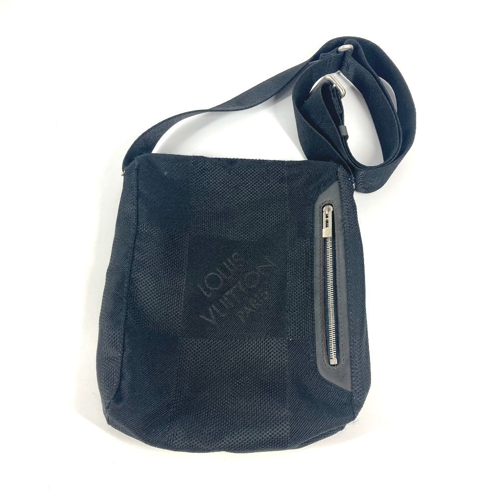 LOUIS VUITTON Shoulder Bag Damier Jean Canvas black Damier Jean Sitadan NM