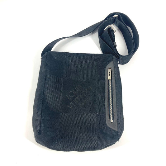 LOUIS VUITTON Shoulder Bag Damier Jean Canvas black Damier Jean Sitadan NM
