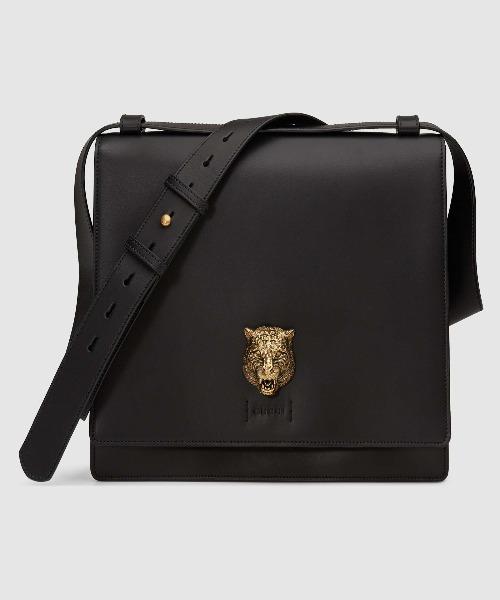 Gucci Monogram Leather Canvas Crossbody