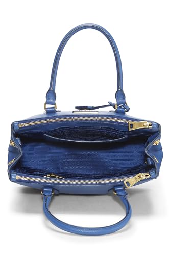 Prada, Blue Saffiano Executive Tote Small, Blue