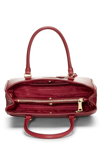 Prada, Red Saffiano Executive Tote Medium, Red