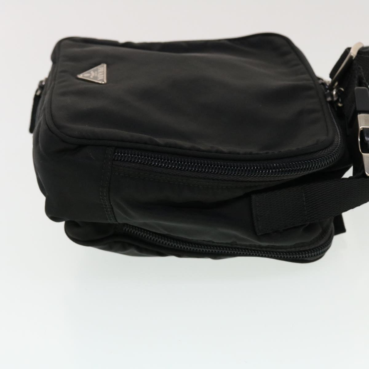 Prada Shoulder Bag Nylon 3way Black