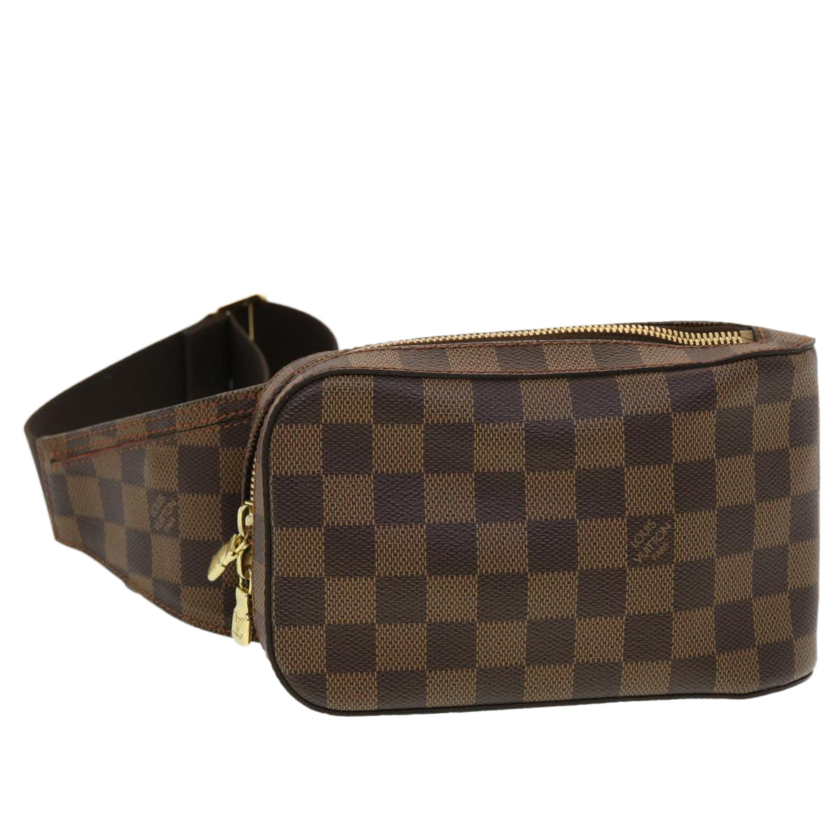 LOUIS VUITTON Damier Ebene Geronimos Shoulder Bag N51994 LV 43851A