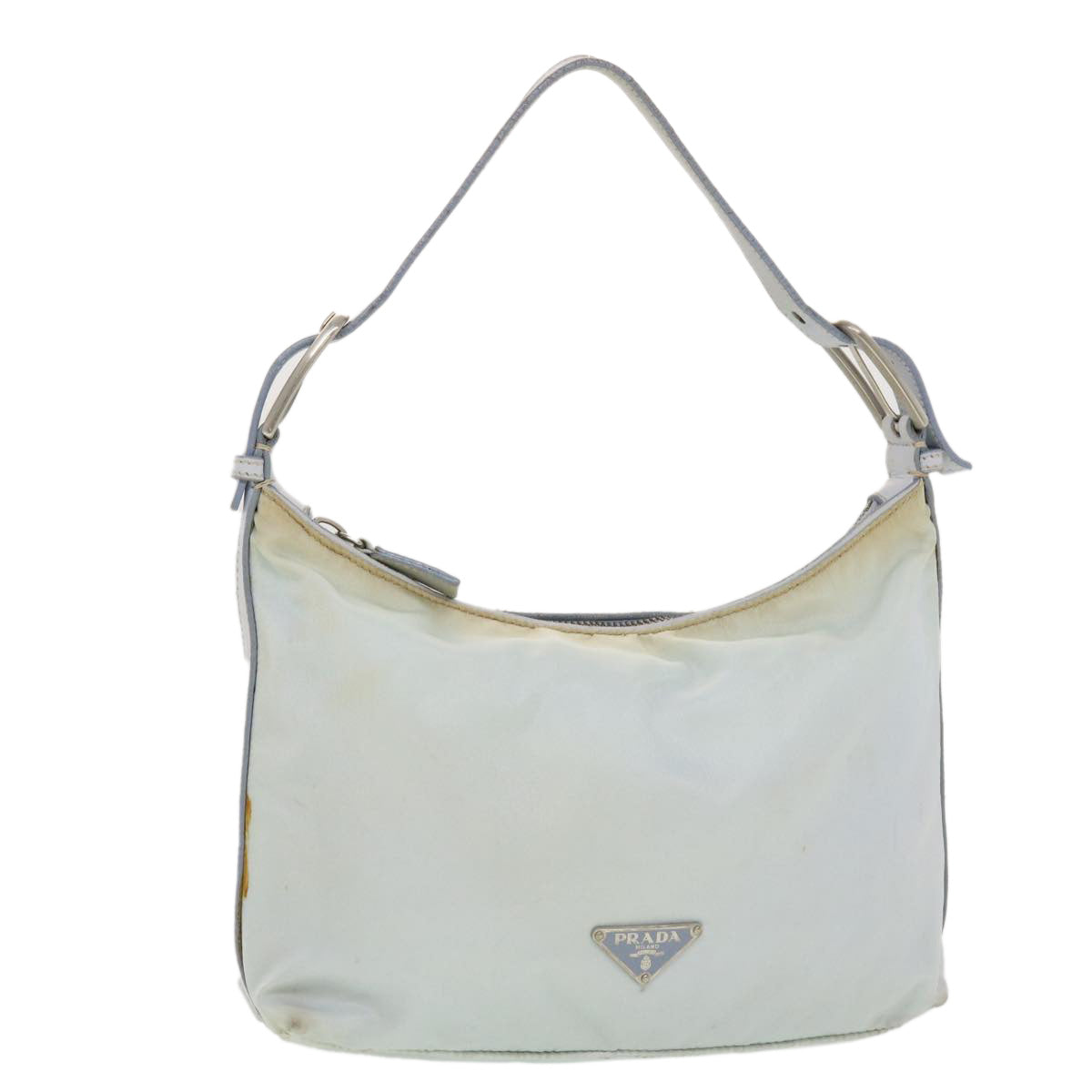 Prada Shoulder Bag Nylon Light Blue
