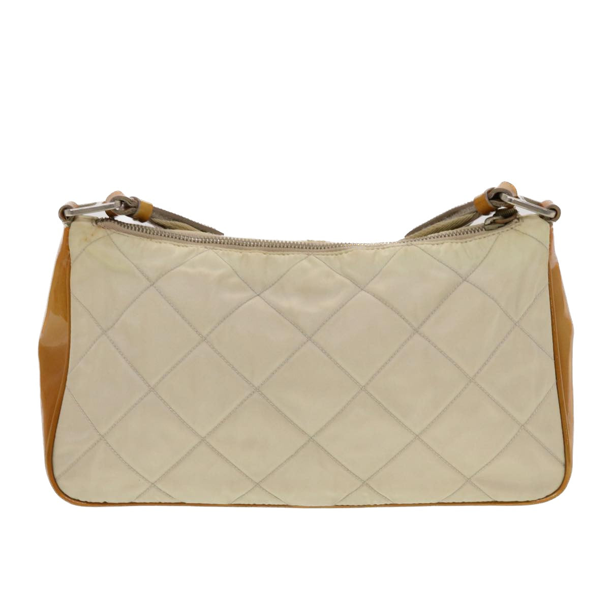 Prada Shoulder Bag Nylon Beige