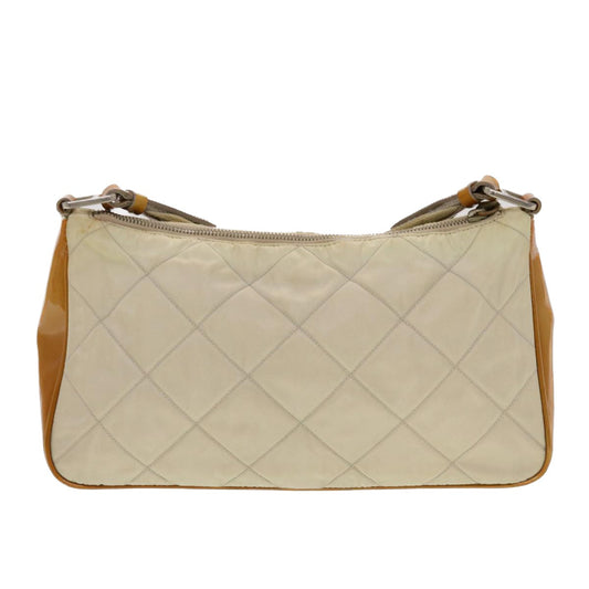 Prada Shoulder Bag Nylon Beige