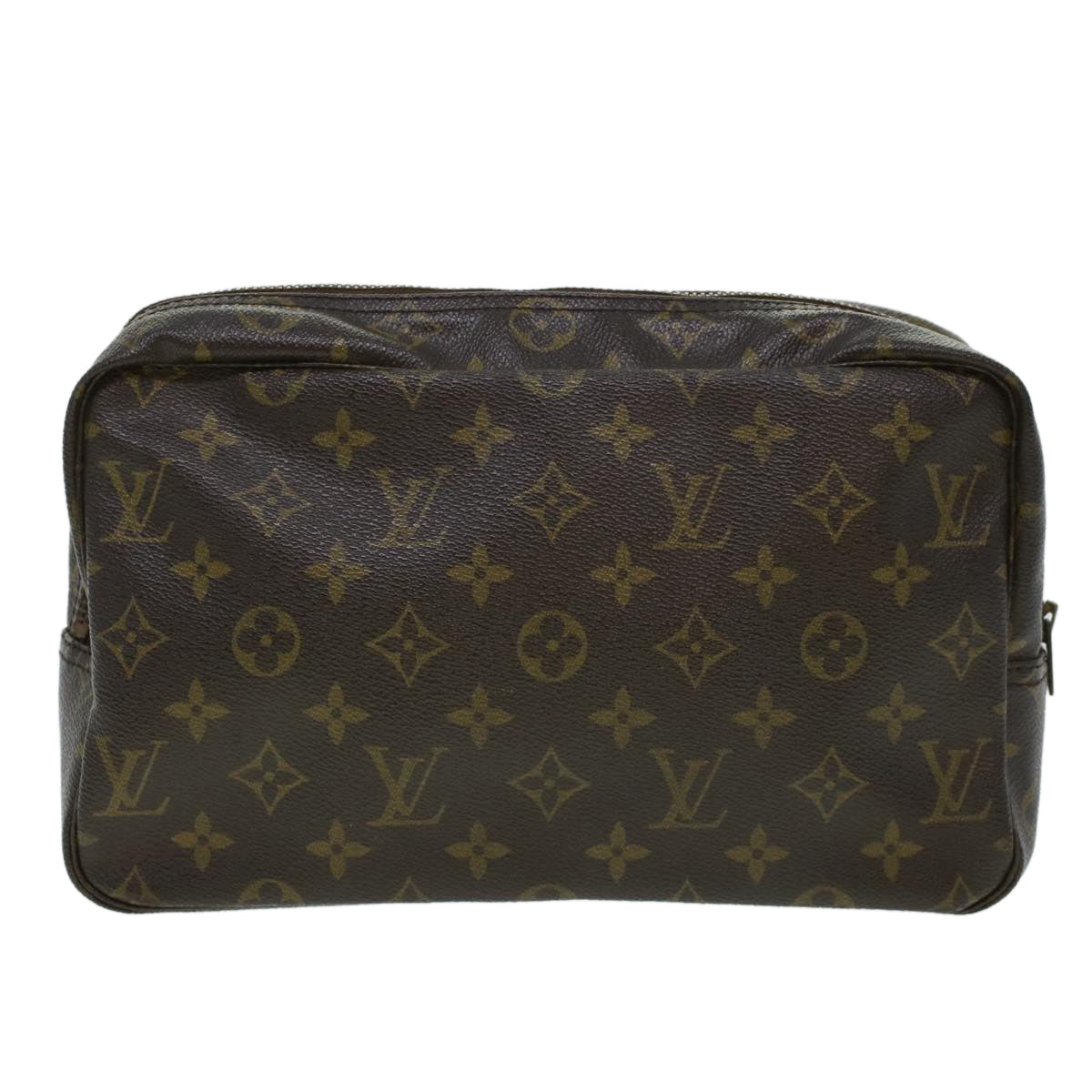 LOUIS VUITTON Monogram Trousse Toilette 28 Clutch Bag M47522 LV Auth 44637