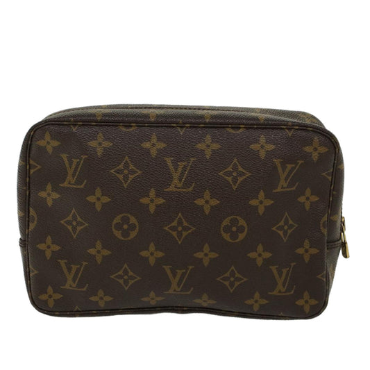 LOUIS VUITTON Monogram Trousse Toilette 23 Clutch Bag M47524 LV Auth 44829