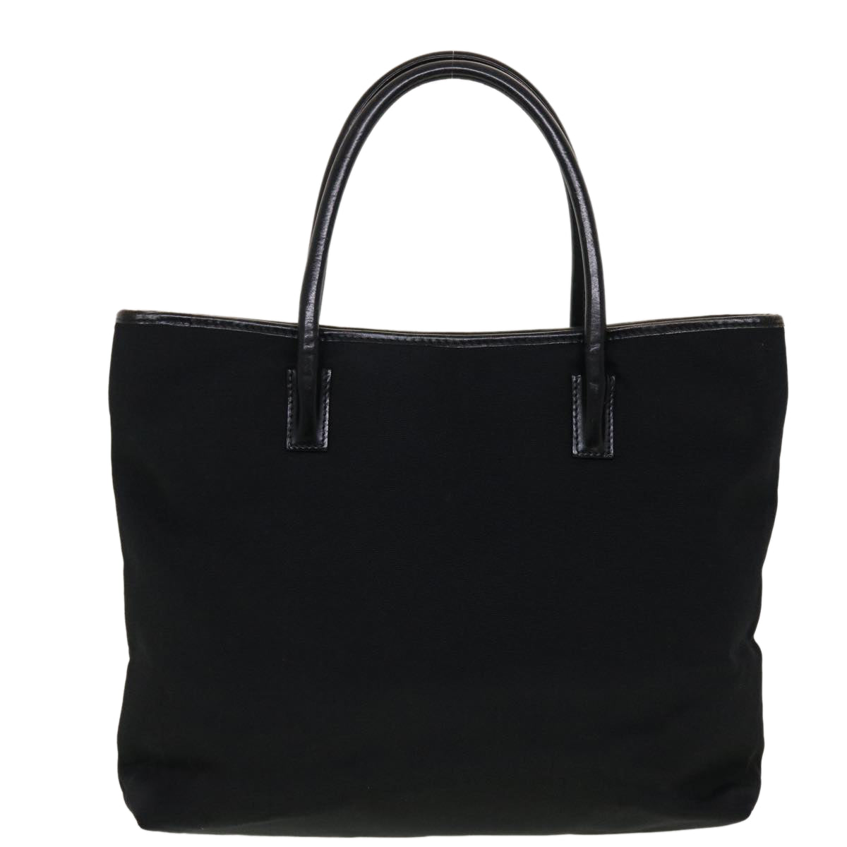 GUCCI Shoulder Bag Nylon Leather Black 45027