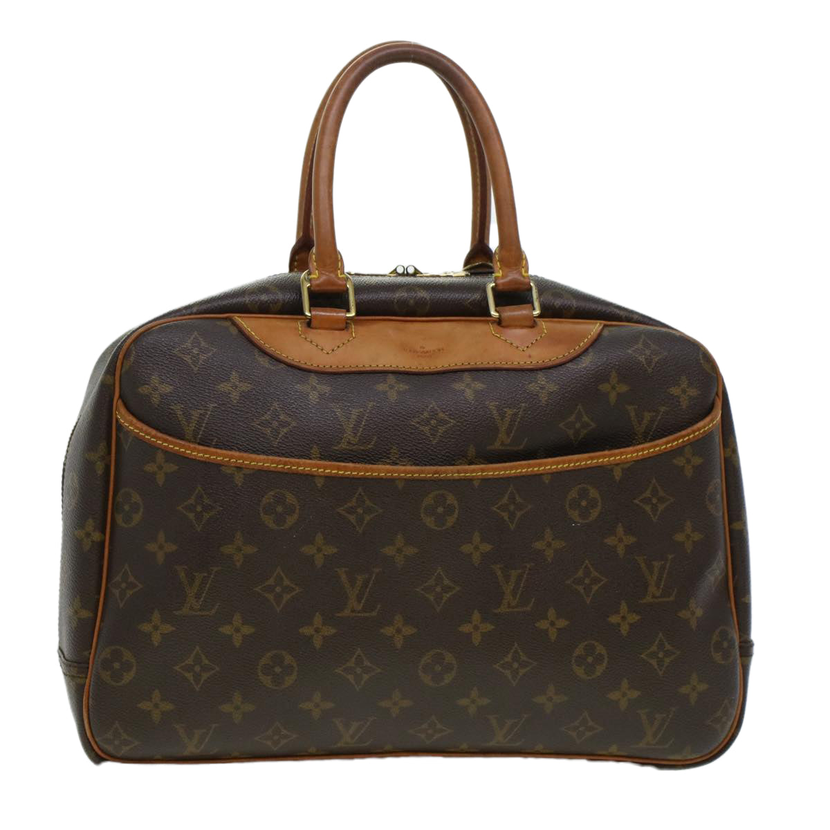 LOUIS VUITTON Monogram Deauville Hand Bag M47270 LV Auth 45210